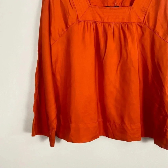 NWT Kensie Tencel Orange Top - Picture 3 of 12